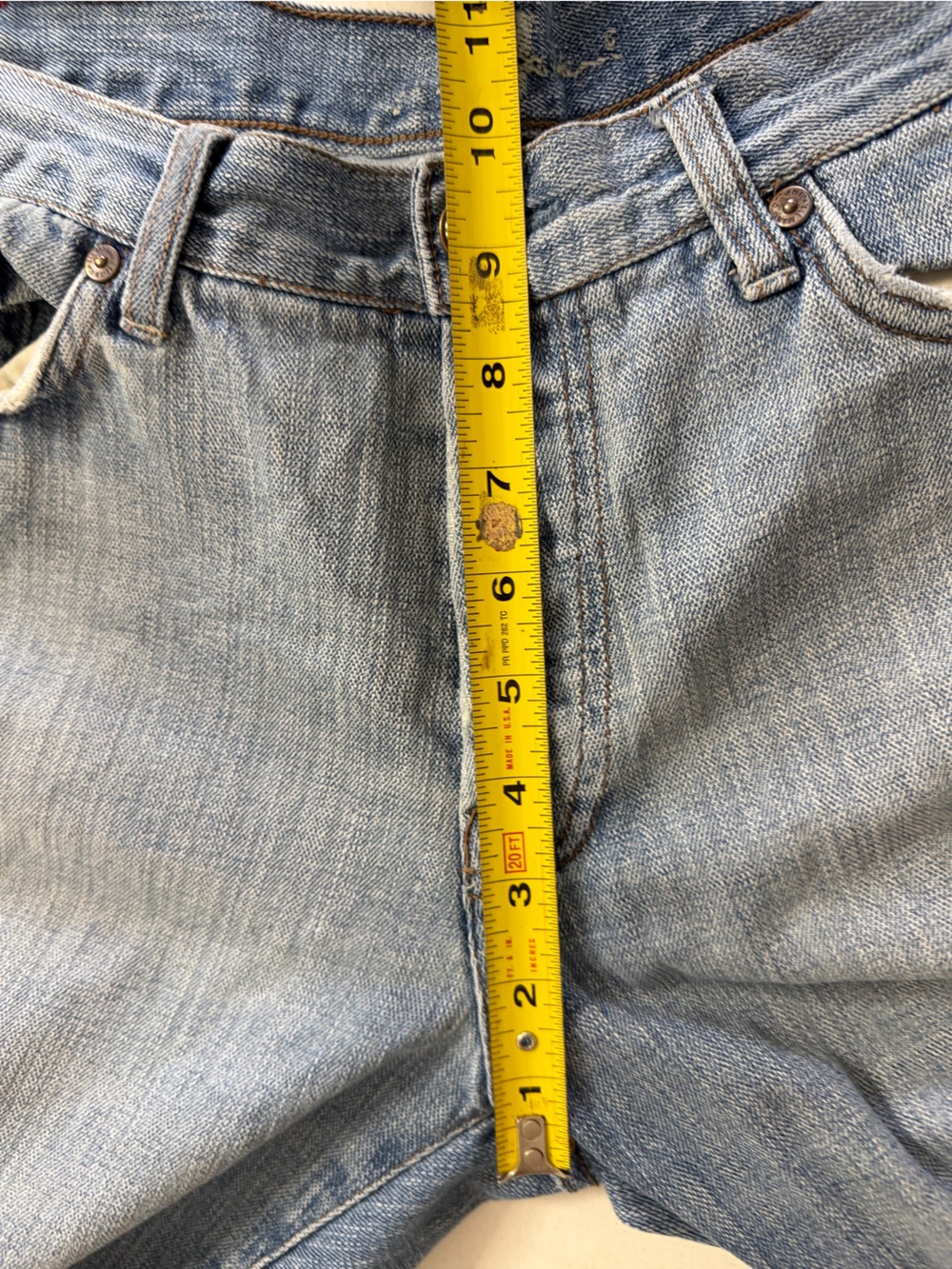 7 For All Mankind Blue Jeans - Picture 8 of 9